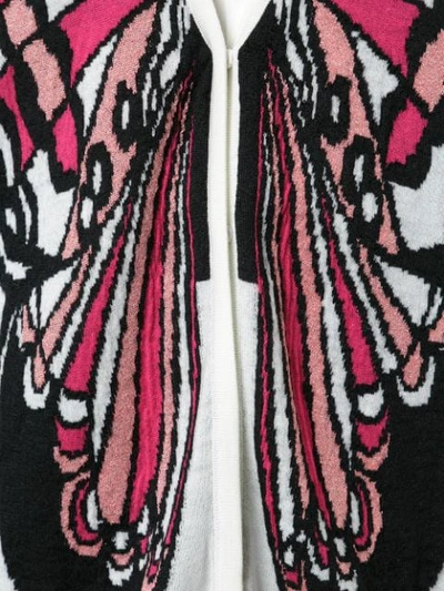 Shop Giamba Butterfly Cardigan In Multicolour