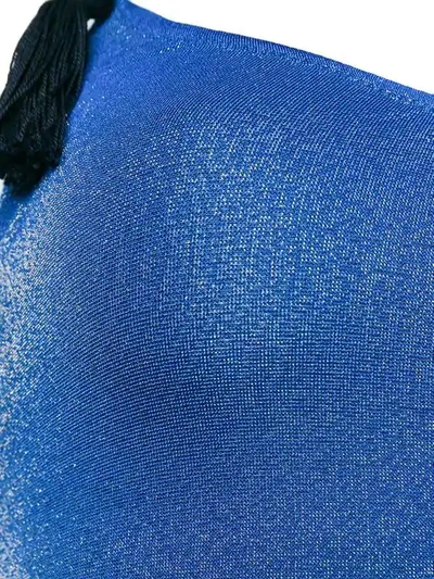 Shop Anjuna Elba Contrast Strap Swimsuit In Blue