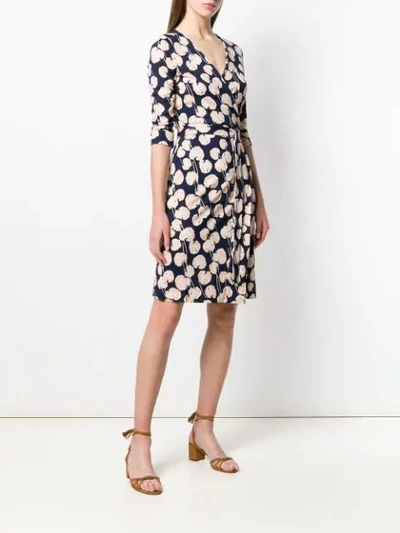 Shop Diane Von Furstenberg New Julian Wrap Dress In Blue