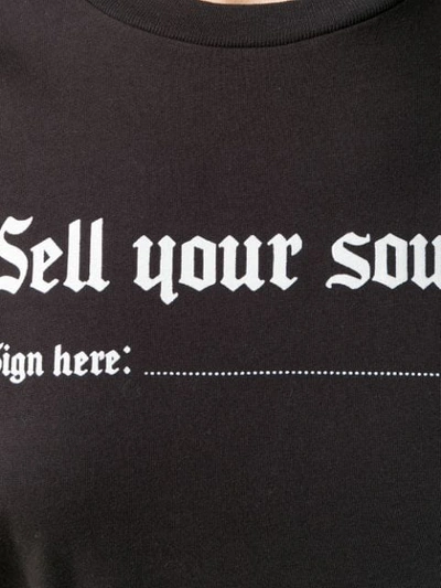 Shop R13 Sell Your Soul T-shirt In Black