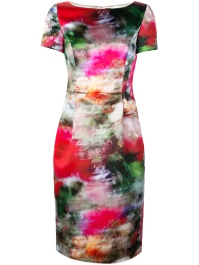 Shop Adam Lippes All-over Print Dress In Multicolour