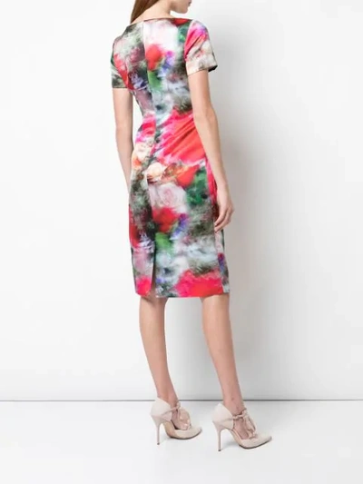 Shop Adam Lippes All-over Print Dress In Multicolour