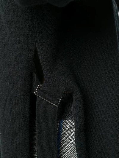 Shop Moncler Logo Sweater In Black