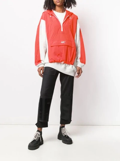 Shop Alexander Wang T Oversized Pullover In Orange