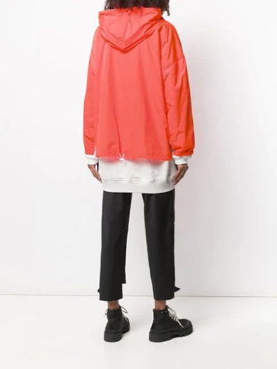 Shop Alexander Wang T Oversized Pullover In Orange