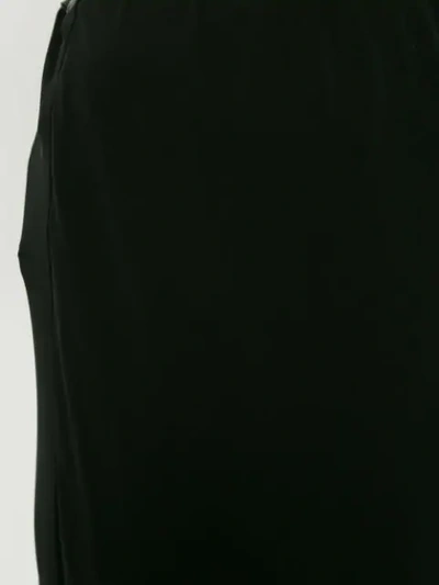 Shop Rosetta Getty Loose-fit Trousers In Black