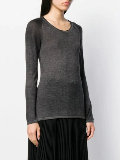 Shop Avant Toi Fitted Knitted Top In V00184 Ncarruba