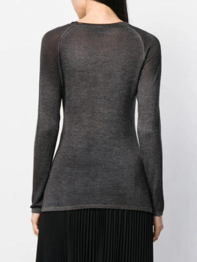 Shop Avant Toi Fitted Knitted Top In V00184 Ncarruba