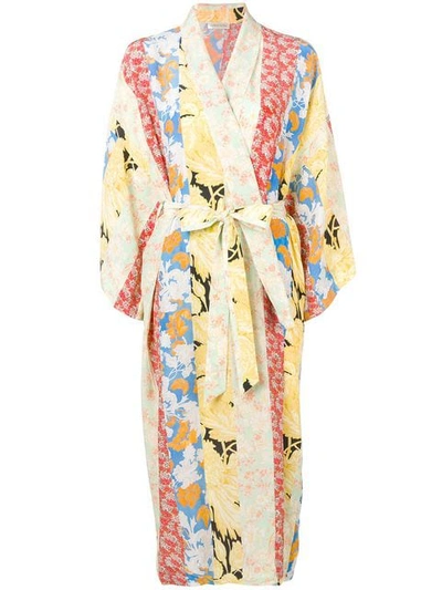 Stine Goya Nat Kimono Dress In Yellow | ModeSens