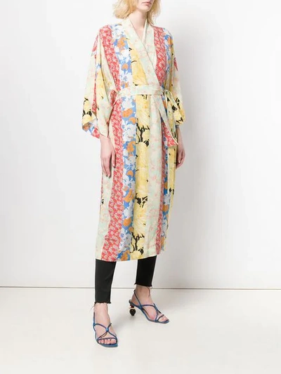Stine Goya Nat Kimono Dress In Yellow | ModeSens