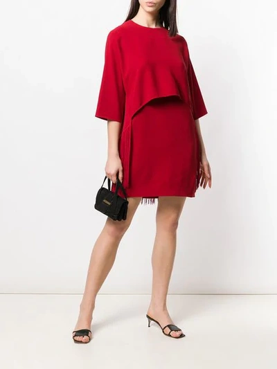 Shop Stella Mccartney Georgia Mini Dress In Red