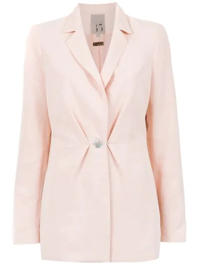 Shop Alcaçuz Panelled Florência Blazer In Pink