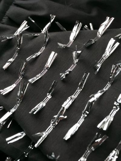 Shop Jourden Asymmetrisches Abendkleid In Black Multi
