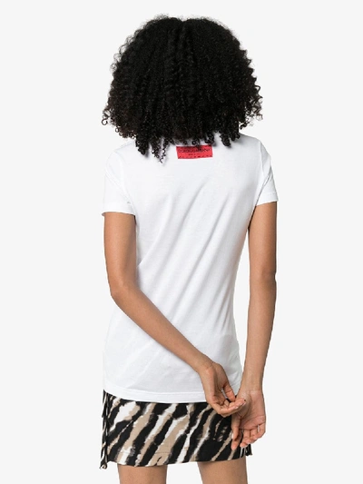 Shop Dolce & Gabbana Logo Cotton T-shirt In White