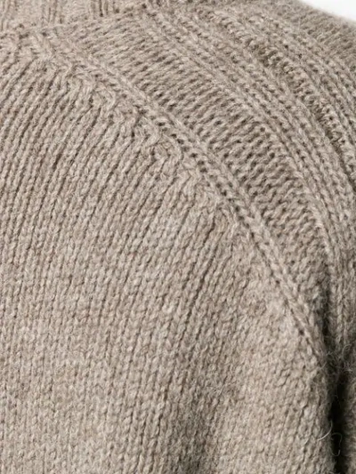 Shop Kristensen Du Nord Knitted Sweater - Neutrals
