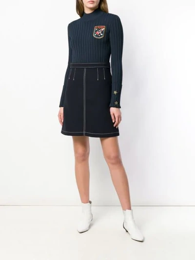 Shop Red Valentino High Rise A In Blue