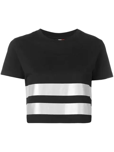 Shop Rossignol Striped T-shirt In Black