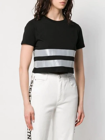 Shop Rossignol Striped T-shirt In Black