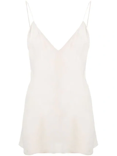 Shop Iro Flared Camisole Top In Neutrals