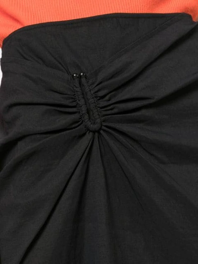 Shop A.l.c Gathered Mini Skirt In Black