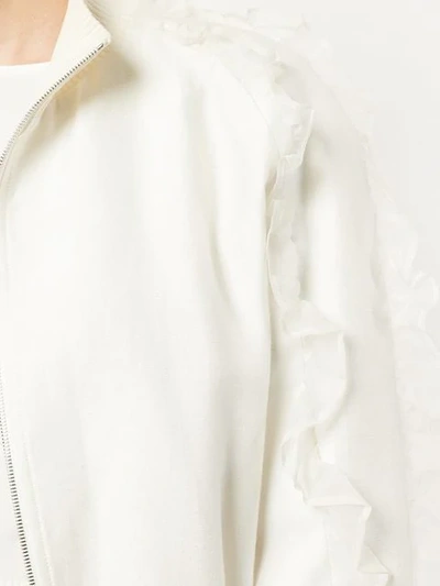 Shop Maggie Marilyn Some Kind Of Wonderful Bomber Jacket In White