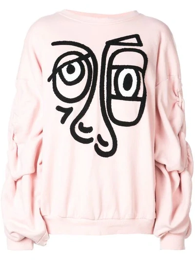 Shop Haculla Relaxed Fit Sweatshirt In Pink