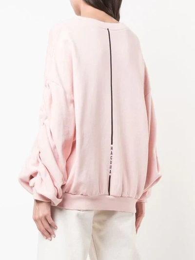 Shop Haculla Relaxed Fit Sweatshirt In Pink