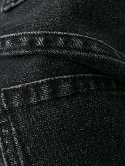 Shop Totême Cropped Straight Leg Jeans In 300 Blend Grey