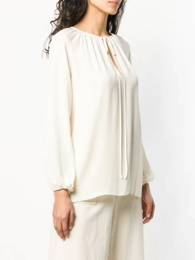 Shop Theory Loose Fit Blouse In White