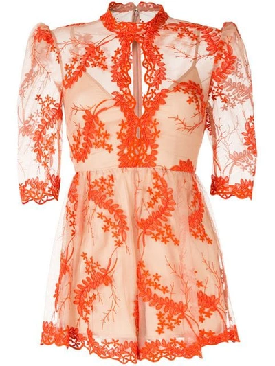 Shop Alice Mccall Honeymoon Playsuit In Orange