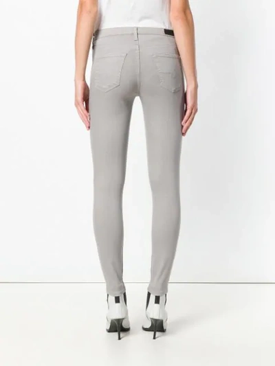 Shop Ag Cropped Skinny Jeans In Grey