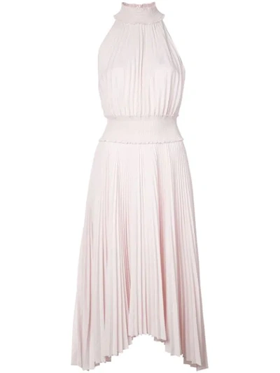 Shop A.l.c Sleeveless Flared Midi Dress In Pink
