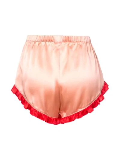 Shop Morgan Lane Esti Shorts In Rose/cherry