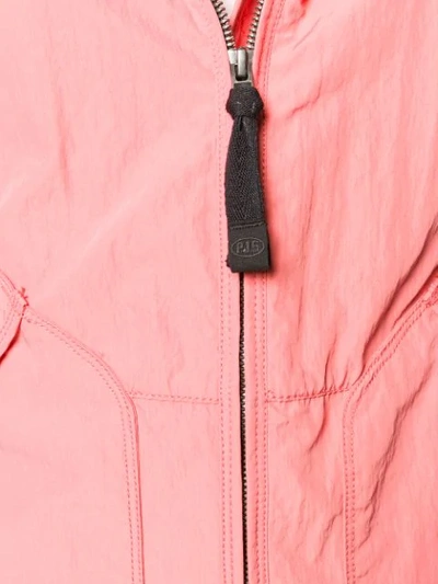 Shop Parajumpers Hooded Shell Raincoa In Orange