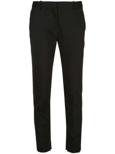 Shop Nili Lotan Classic Skinny Trousers In Black Blk