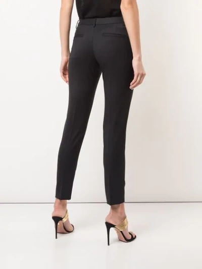 Shop Nili Lotan Classic Skinny Trousers In Black Blk