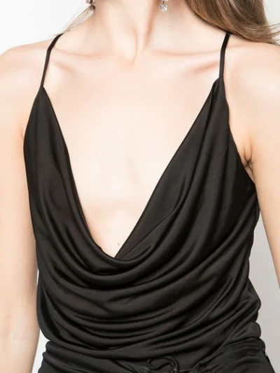 Shop Opening Ceremony Cowl Neck Top In 1 Black