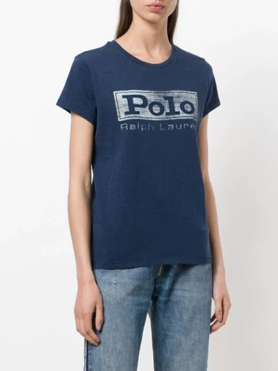 Shop Polo Ralph Lauren Polo T-shirt In Blue