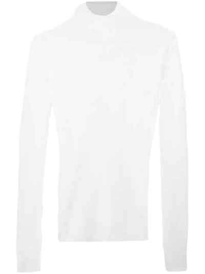 Shop Dion Lee Sheer Knit Top - Farfetch In White