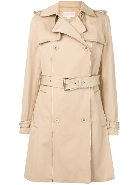 michael kors khaki trench coat