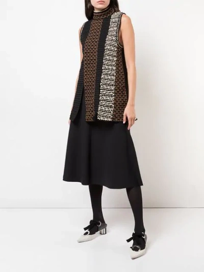 Shop Proenza Schouler Crochet Sleeveless Top In Black