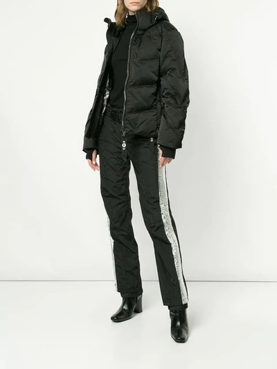 Shop Kru Moto Six Cross Ski Pants In Black