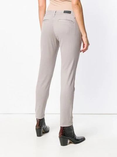 Shop Ag Slim-fit Trousers In Grey