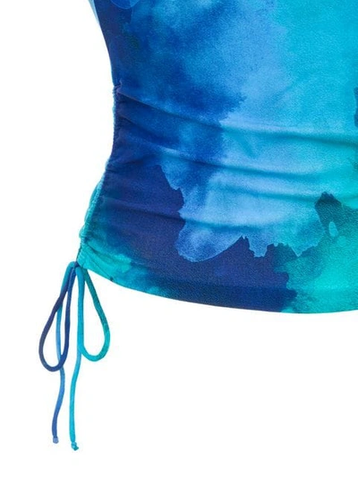 Shop Lygia & Nanny Bruma Tankini In Blue