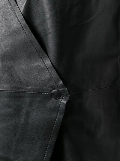 FEDERICA TOSI WRAP-EFFECT SHIFT DRESS - 黑色
