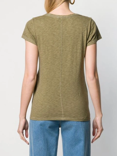 Shop Rag & Bone Classic U-neck T-shirt - Green