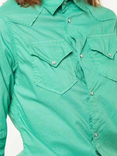 Shop A Shirt Thing Pocket Shirt In Green