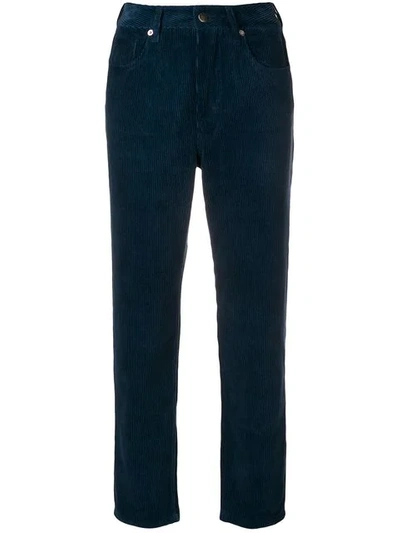 Shop Société Anonyme Corduroy 70 Trousers In Blue