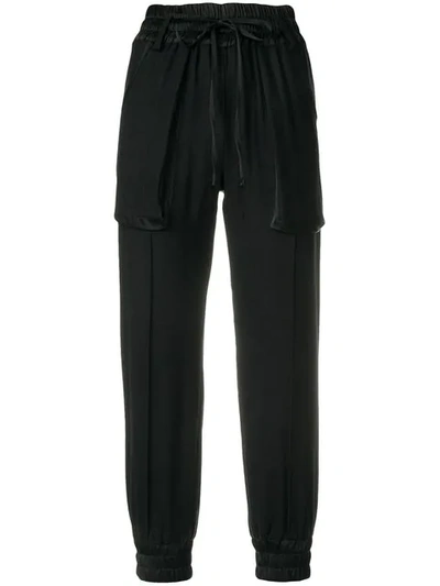 Shop Andrea Ya'aqov Skinny Pocket Pants - Black