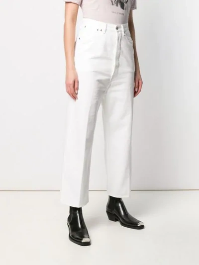 Shop Golden Goose Straight-leg Jeans In White